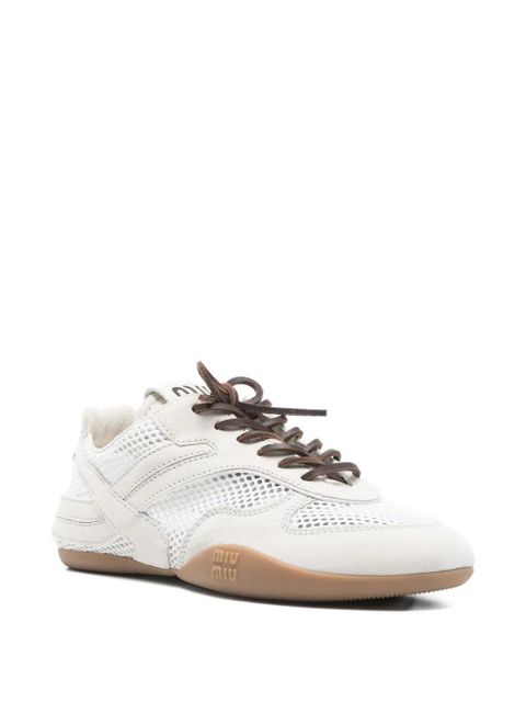 Miu Miu panelled sneakers - White - zdjęcie produktu nr 2