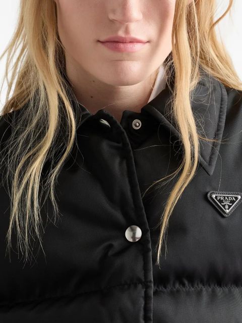 Prada Re-Nylon down vest - Black