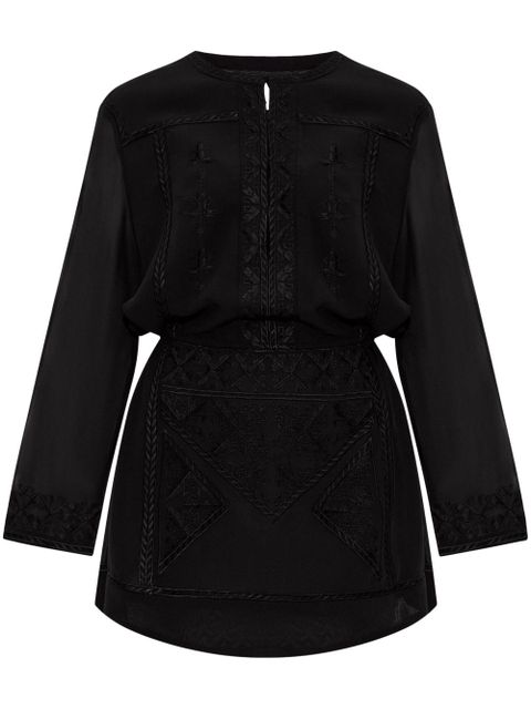 ISABEL MARANT Oaria mini dress - Black - zdjęcie produktu nr 1