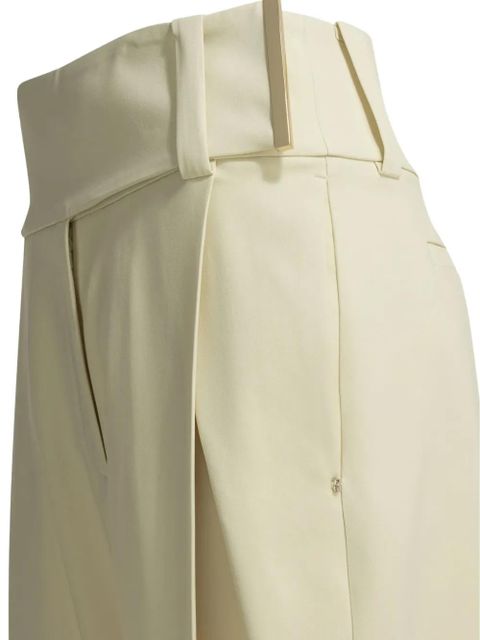 Max Mara belt-loops trousers - White