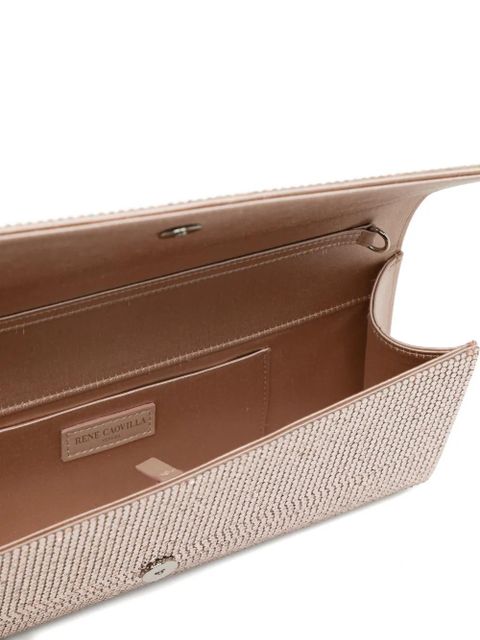 René Caovilla Zafira clutch bag - Neutrals