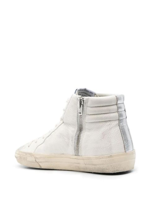 Golden Goose Slide crystal-embellished sneakers - White