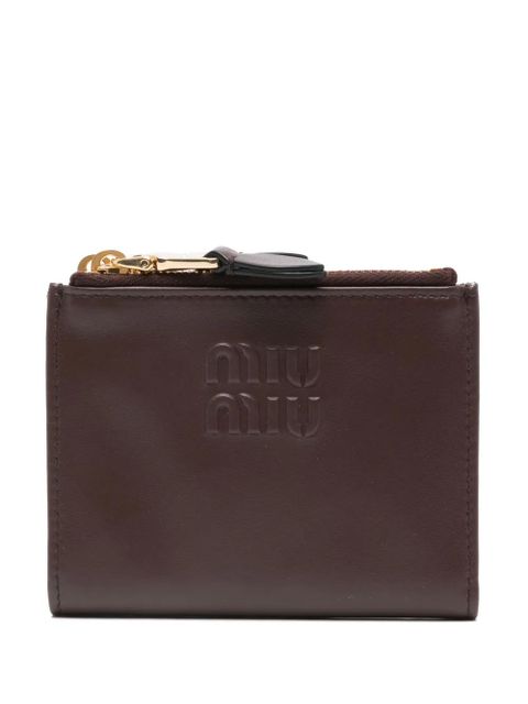 Miu Miu leather wallet - Brown