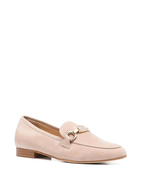 Casadei suede loafers - Neutrals