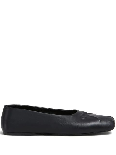 Marni leather ballerina shoes - Black - zdjęcie produktu nr 1