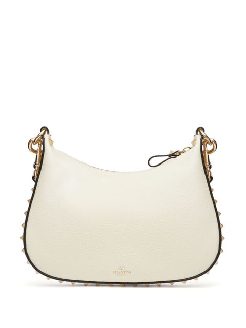 Valentino Garavani small Rockstud Hobo bag - White