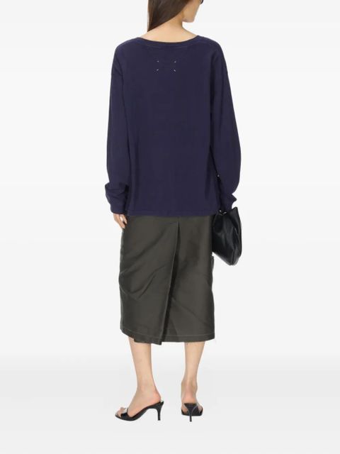 Maison Margiela Bingo long-sleeve T-shirt - Blue