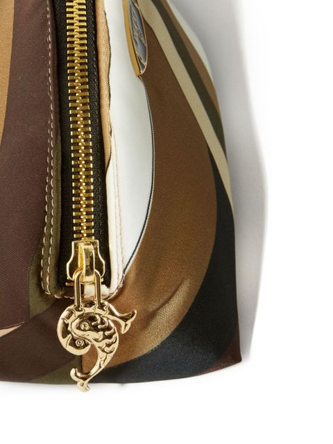 PUCCI Iride-print beauty case - Brown