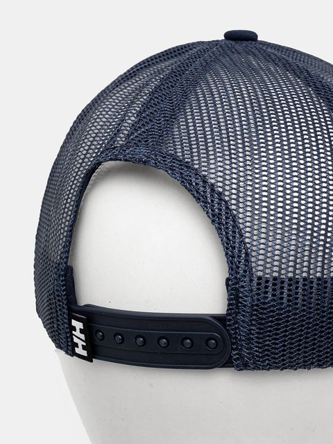 Helly Hansen czapka z daszkiem kolor granatowy z aplikacją 67155