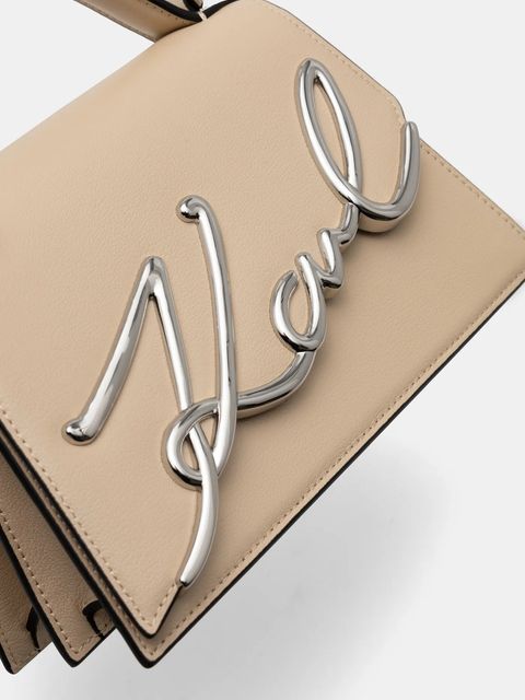 Karl Lagerfeld torebka K/SIGNATURE kolor beżowy A1W30038