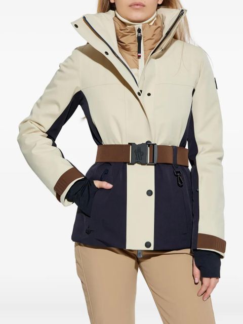Moncler Grenoble belted ski jacket - Neutrals