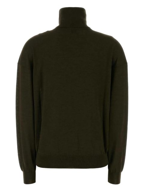 Saint Laurent turtleneck sweater - Green - zdjęcie produktu nr 2