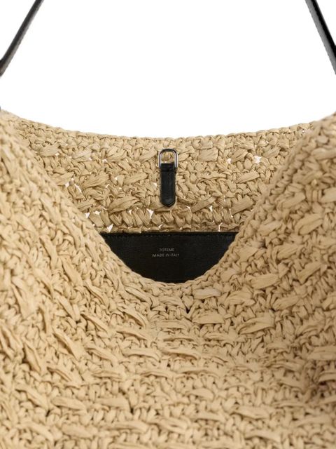 TOTEME belt detail tote bag - Neutrals
