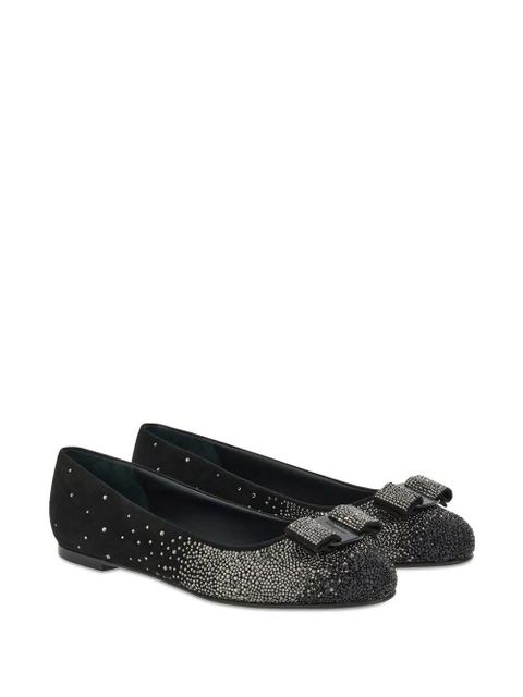 Ferragamo Vara bow ballerina shoes - Black - zdjęcie produktu nr 2