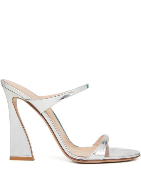 Gianvito Rossi 105mm strappy heeled sandals - Silver - zdjęcie produktu nr 1