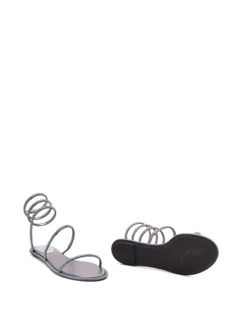 René Caovilla spiral-detail sandals - Grey - zdjęcie produktu nr 2