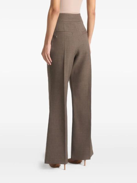 Manière De Voir Elsa high-waisted tailored trousers - Brown - zdjęcie produktu nr 2