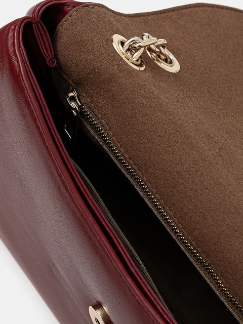 Furla torebka skórzana Nadia kolor bordowy WB01817 BX2269 0053S