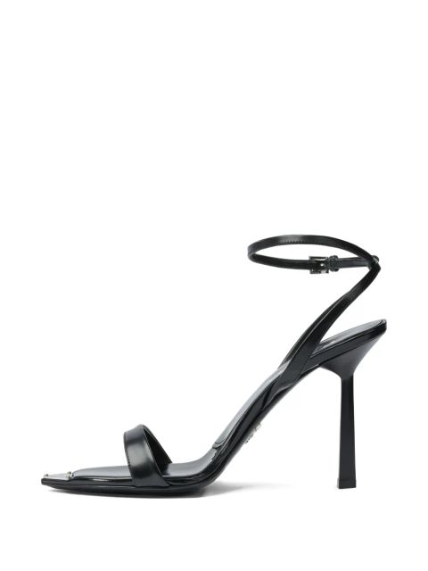 Prada 100mm ankle-strap pointed-toe pumps - Black