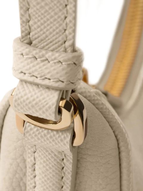 Prada Re-Edition 2005 nubuck and Saffiano leather mini-bag - Neutrals