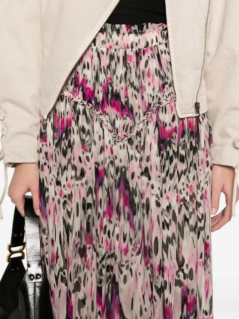 ISABEL MARANT Rolande maxi skirt - Pink