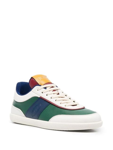 Tod's colour-block low-top sneakers - White - zdjęcie produktu nr 2