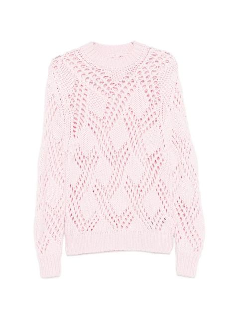 Jil Sander open-knit sweater - Pink - zdjęcie produktu nr 1