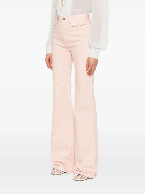Chloé flared jeans - Pink