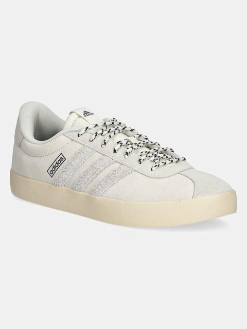 adidas sneakersy zamszowe VL Court 3.0 kolor beżowy JP5296 - zdjęcie produktu nr 1