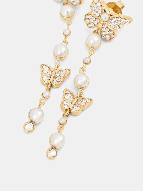 Guess kolczyki damskie ze stali nierdzewnej BORBOLETA - zdjęcie produktu nr 1