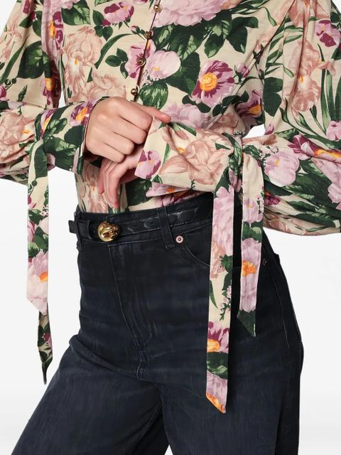 Chloé floral-print blouse - Pink