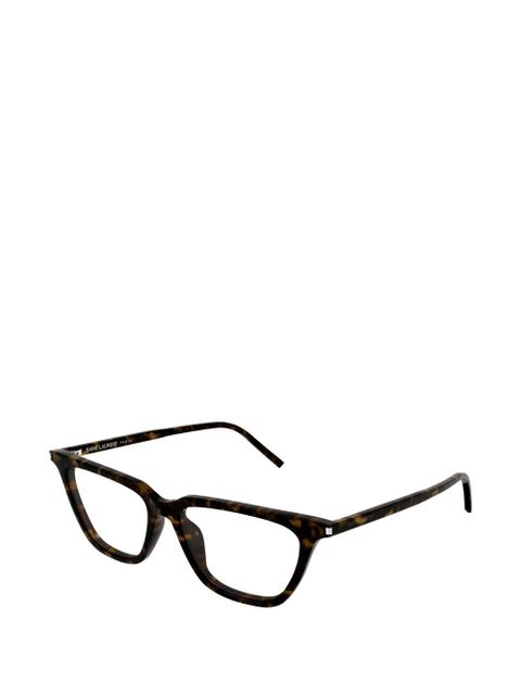 Saint Laurent Eyewear square-frame glasses - Brown - zdjęcie produktu nr 2