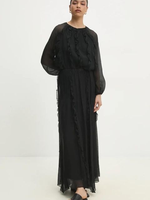 Answear.LAB bluzka damska kolor czarny gładka - zdjęcie produktu nr 2