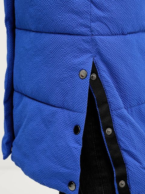 Desigual kurtka EXTRA CINTURON2 kolor niebieski zimowa 25WWEW24 - zdjęcie produktu nr 2