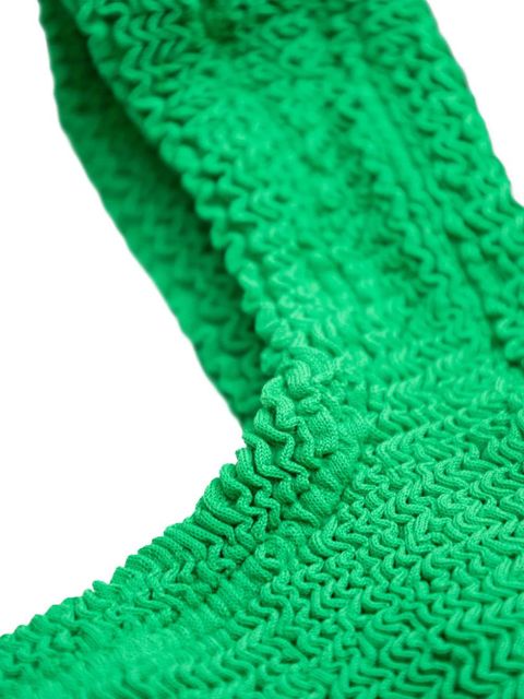 Hunza G Classic crinkle swimsuit - Green
