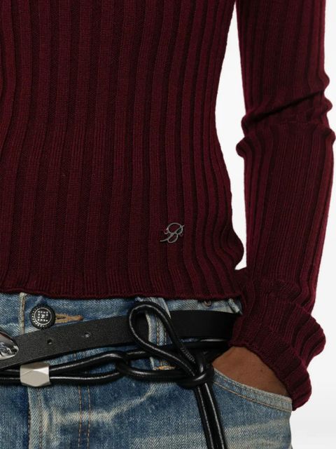 Blumarine turtleneck sweater - Red