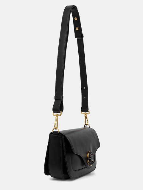 Coccinelle torebka skórzana C-ME CALF&MARB kolor czarny E1 U4G 12 03 01 - zdjęcie produktu nr 2