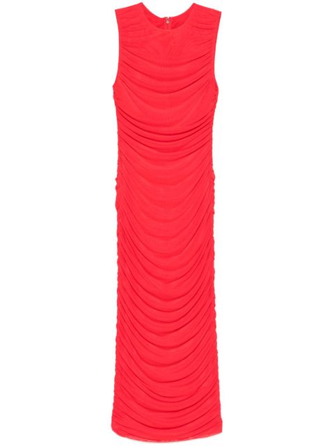ROTATE BIRGER CHRISTENSEN mesh midi dress - Red - zdjęcie produktu nr 1