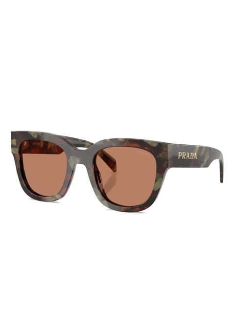 Prada Eyewear cat-eye-frame sunglasses - Brown