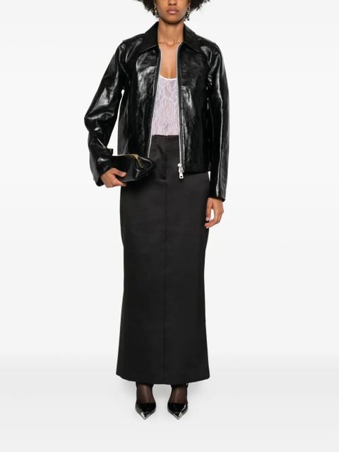 WARDROBE.NYC lace-paneled bodysuit - White - zdjęcie produktu nr 2