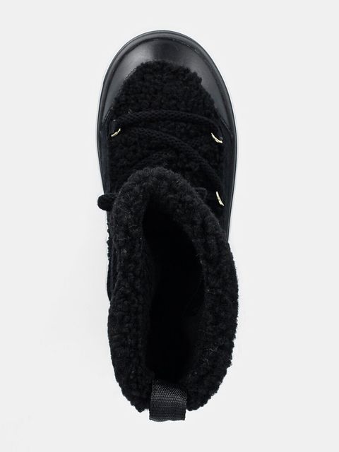 Tommy Hilfiger śniegowce LACE-UP FAUX SHEARLING SNOWBOOT
