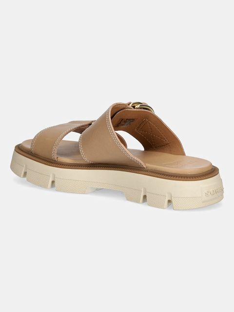 Sorel klapki skórzane REIN CB SLIDE - zdjęcie produktu nr 2