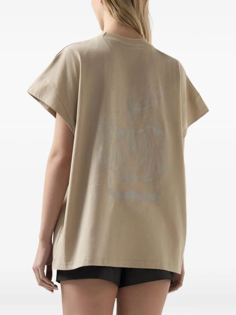 GCDS Apple-print T-shirt - Neutrals