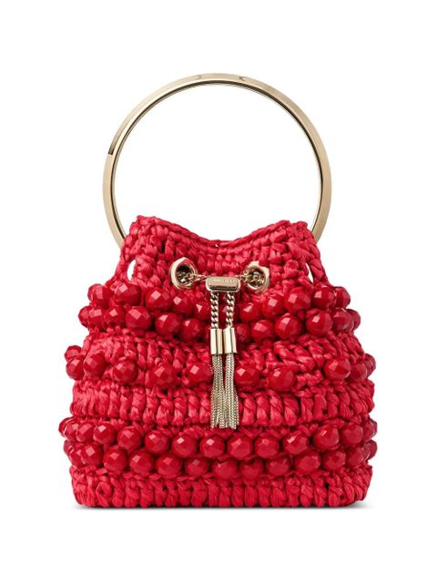 Jimmy Choo Bon Bon bucket bag - Red - zdjęcie produktu nr 1