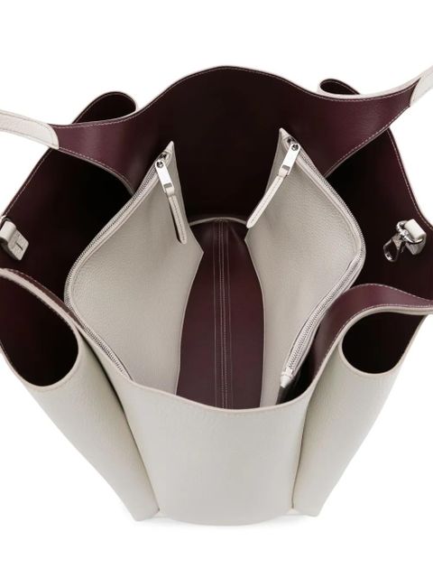 Tod's medium leather tote bag - Grey