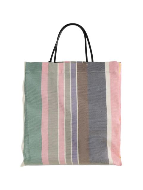 The Row mini Barn striped tote bag - Pink - zdjęcie produktu nr 1