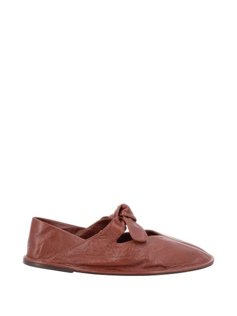 Hereu knot leather flats - Brown - zdjęcie produktu nr 1