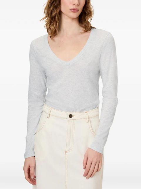 American Vintage Gamipy V-neck T-shirt - Grey