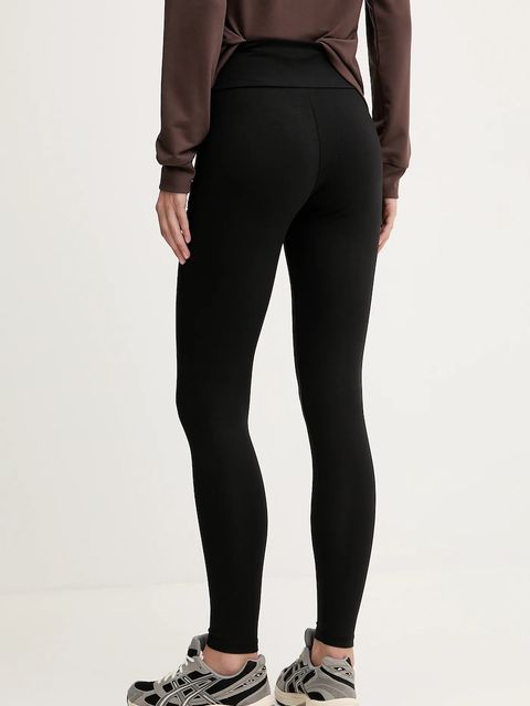 EA7 Emporio Armani legginsy damskie kolor czarny z nadrukiem AF12484.7W000426