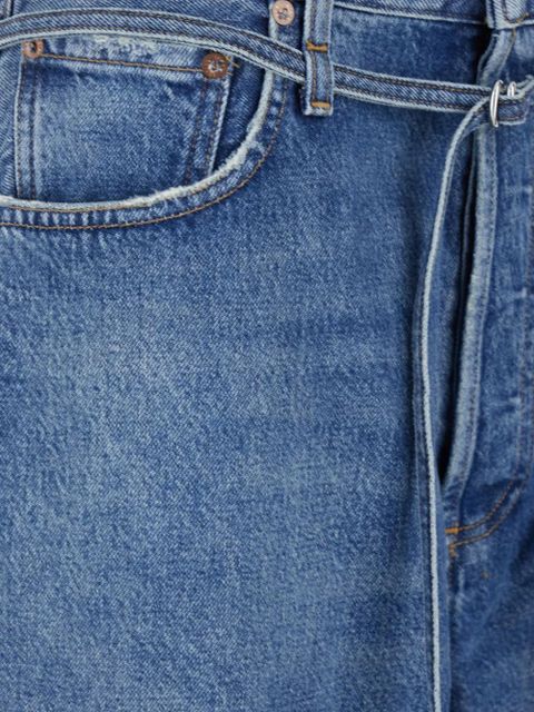 AGOLDE Emmi belted jeans - Blue - zdjęcie produktu nr 2